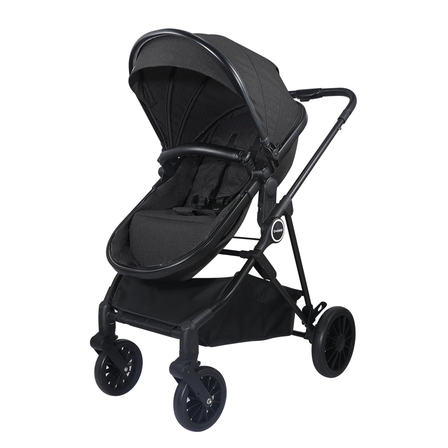 2-in-1 Baby Stroller, Folding & Baby Removable Footmuff