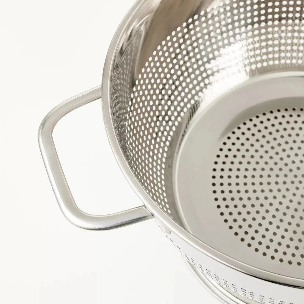 3qt Stainless Steel Colander Bowl with Handles