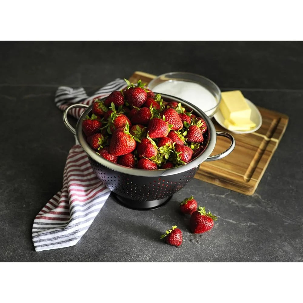 Stainless Steel Gourmet Colander 5qt Capacity