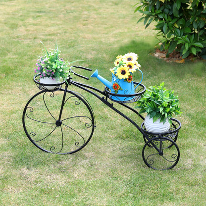 3 Tier Metal Tricycle Plant Stand