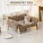 Wooden Indoor Elevated Cat Couch