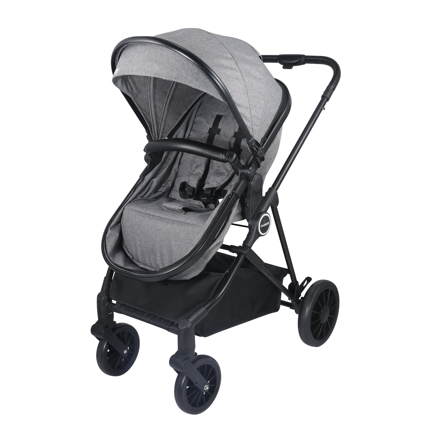 2-in-1 Baby Stroller, Folding & Baby Removable Footmuff
