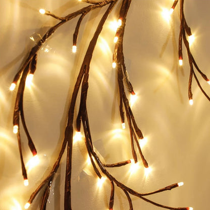 Lighting Light String Solar Tree and Vine Lamp