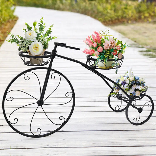 3 Tier Metal Tricycle Plant Stand
