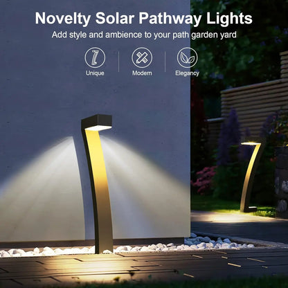 6/12 Pack Bright Solar Outdoor Lights Pathway