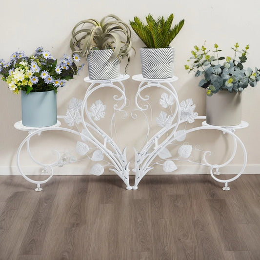 Elegant Metal Art Display Plant Stand