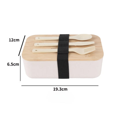 Japanese Bamboo Covered Lunch Box