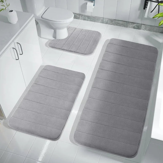 Super Absorbent Memory Foam Bath Mats