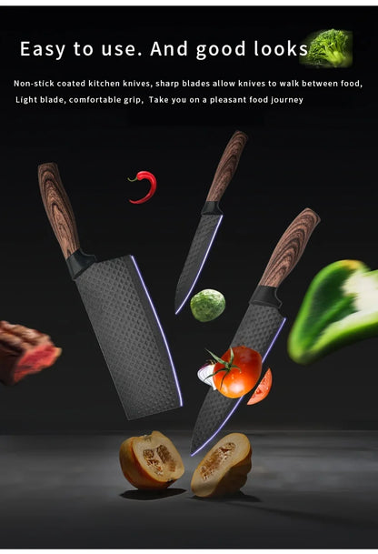 Stainless Steel Multi-Purpose Kitchen Knife Set