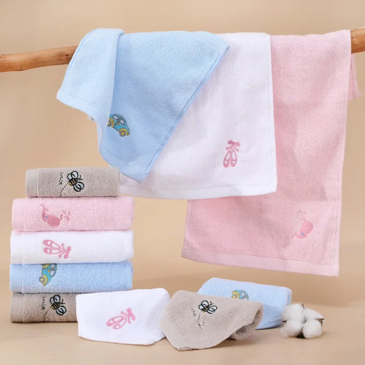 4pcs/lot Pure cotton small square towel