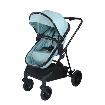 2-in-1 Baby Stroller, Folding & Baby Removable Footmuff