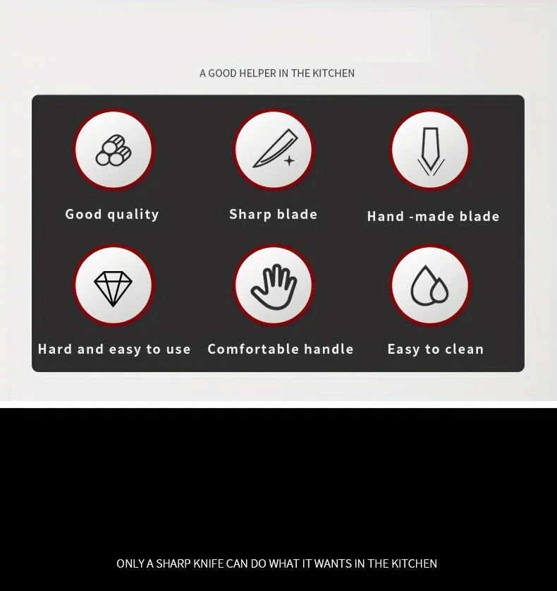 Stainless Steel Multi-Purpose Kitchen Knife Set