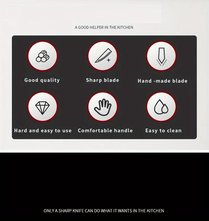 Stainless Steel Multi-Purpose Kitchen Knife Set