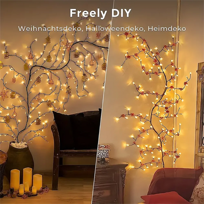 Lighting Light String Solar Tree and Vine Lamp