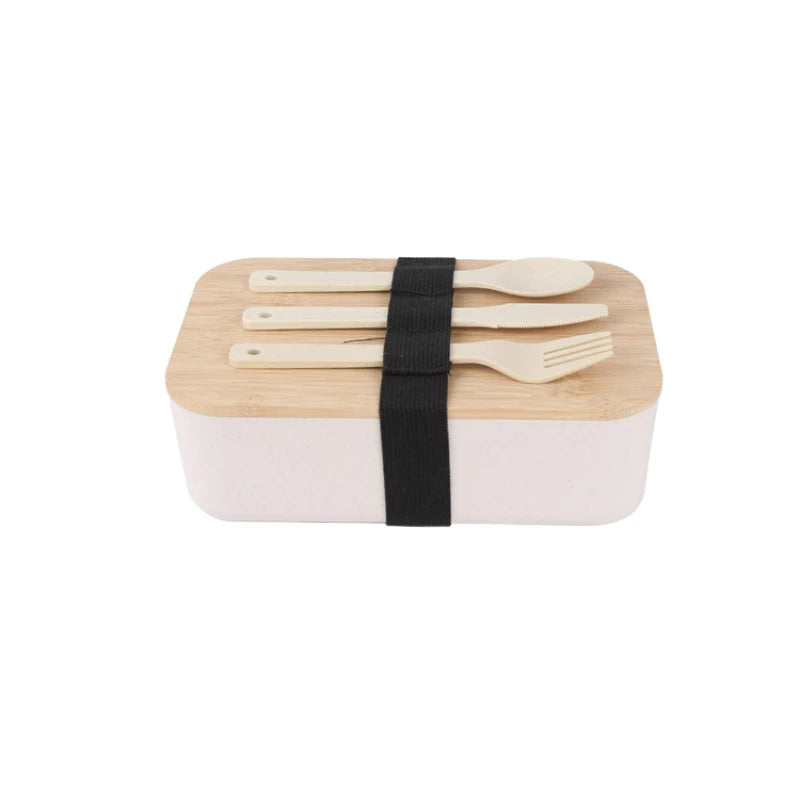 Japanese Bamboo Covered Lunch Box