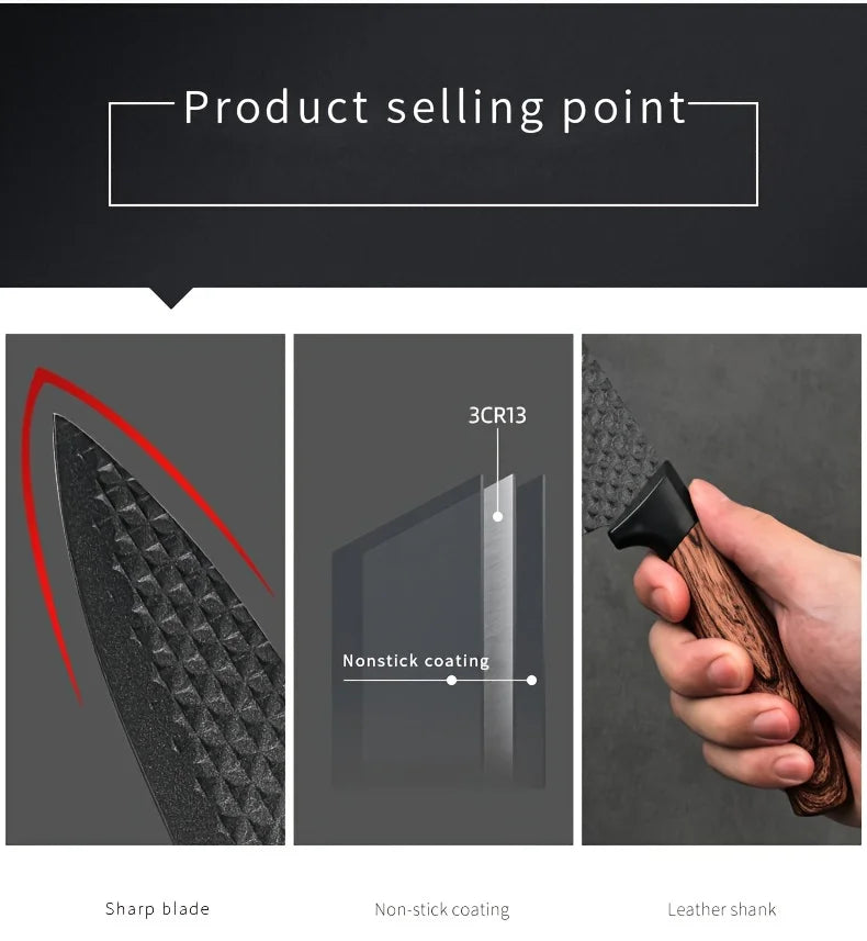 Stainless Steel Multi-Purpose Kitchen Knife Set