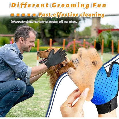 2 Sided Pet Grooming Glove for Dog, Cat even Rabbits