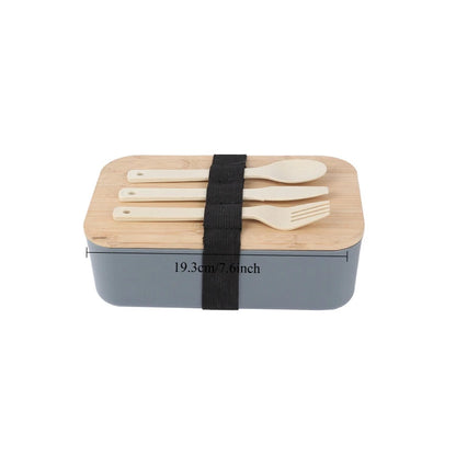 Japanese Bamboo Covered Lunch Box