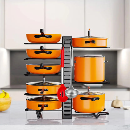 8-layer Storage Rack for Pots and Pans