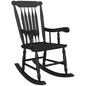 Wood Rocking Chair with High Back