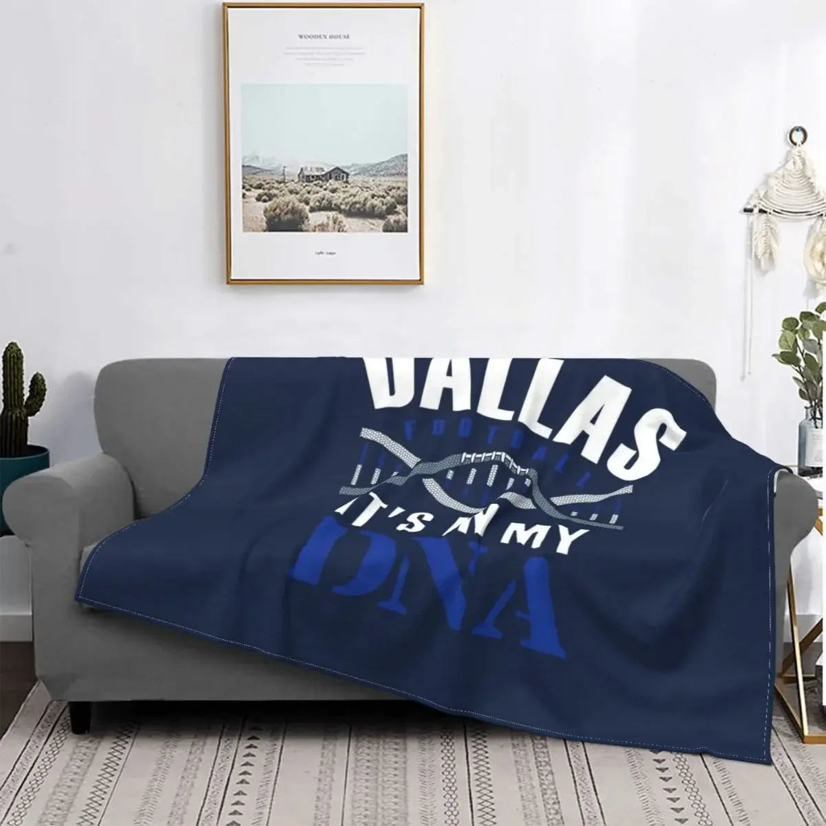 Dallas Football Fan - it's in my DNA Blanket