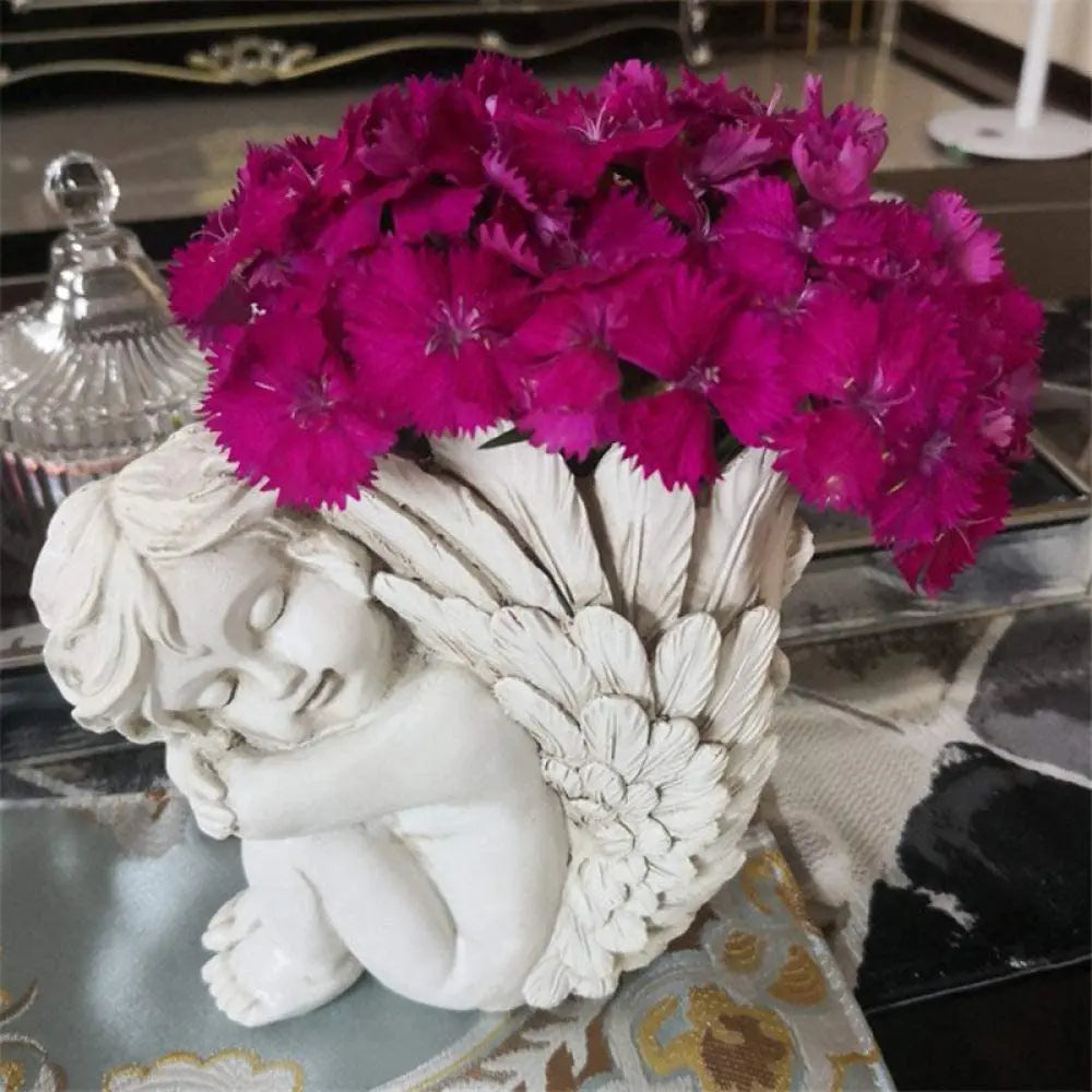 Resin Sculptures Crafts Vintage Angel