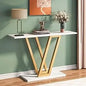 Console Table, Industrial Hallway Table for Entryway