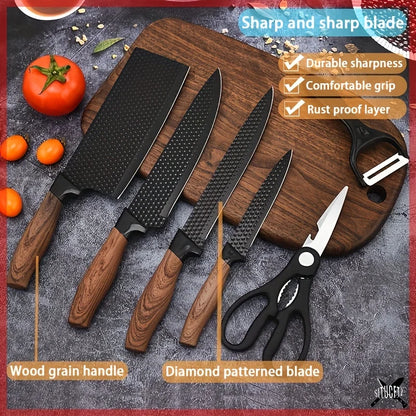 Stainless Steel Multi-Purpose Kitchen Knife Set