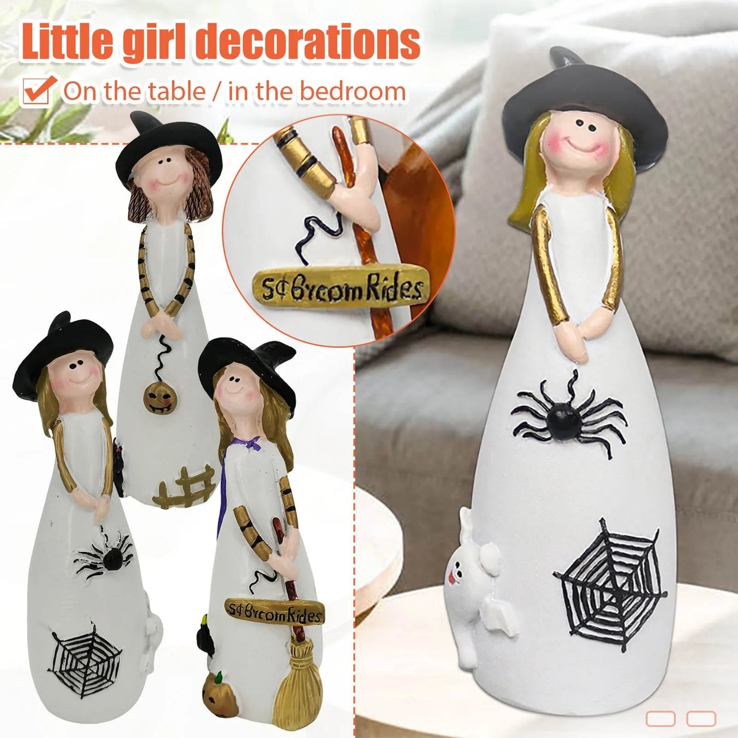 Witch Resin Craft Decorations