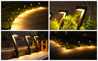 6/12 Pack Bright Solar Outdoor Lights Pathway
