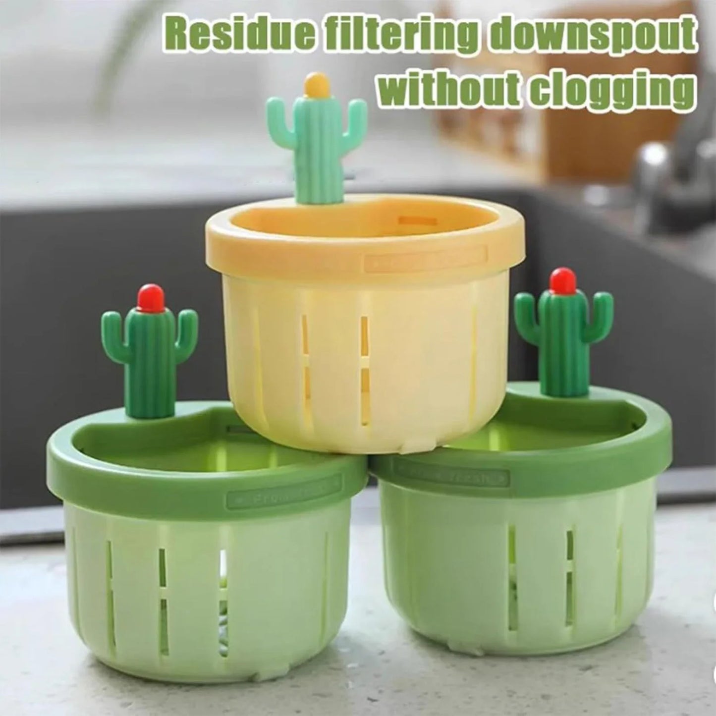 Cactus Anti Blocking Filter Sink Strainer