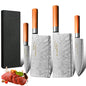 4-Piece Ultra-Sharp Japanese Chef Knife Set