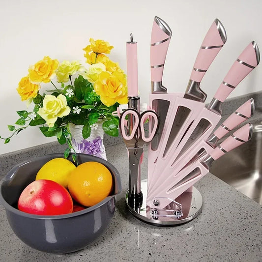9pcs Stainless Steel Knife Set