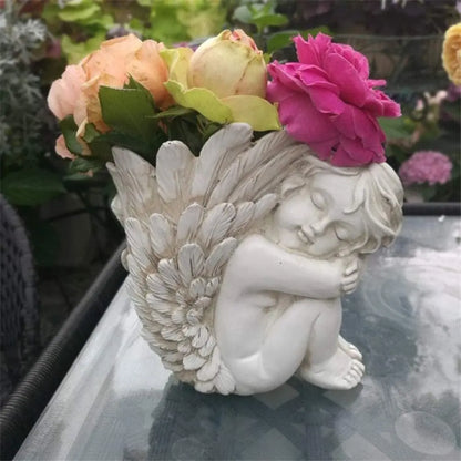 Resin Sculptures Crafts Vintage Angel