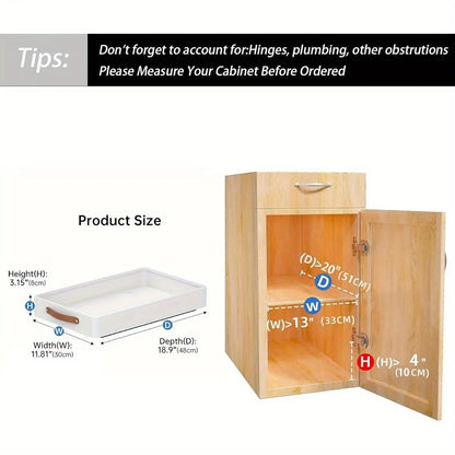 Pull out Cabinet Organizer Fixed with Adhesive Nano Film