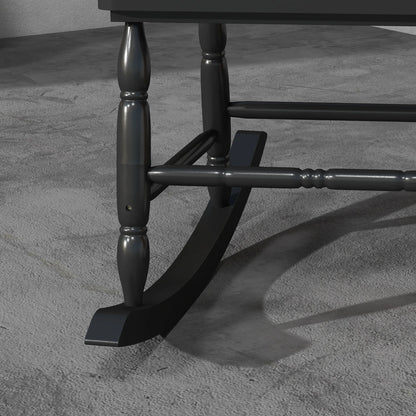 Wood Rocking Chair with High Back