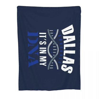 Dallas Football Fan - it's in my DNA Blanket