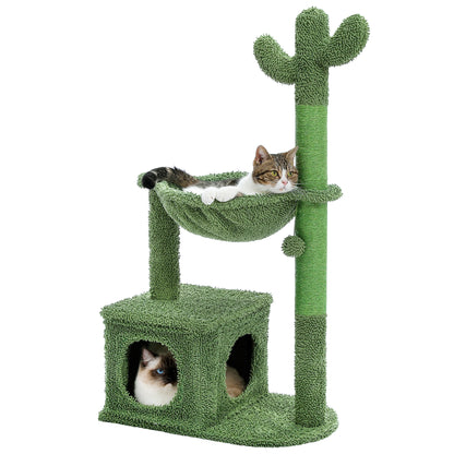 Unique 4-in-1 Cactus Cat Tree