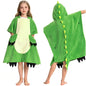 Kids Dinosaur Shark Bathrobe Hooded Towel