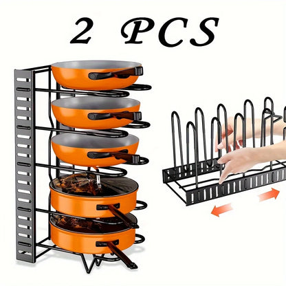 2 Pack Pot Rack Organizers