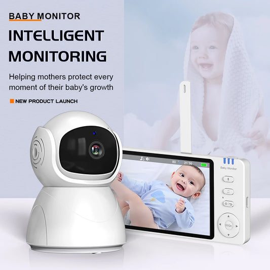 5.0 Inch Electronic Baby Monitor With Pan-Tilt-Zoom Camera