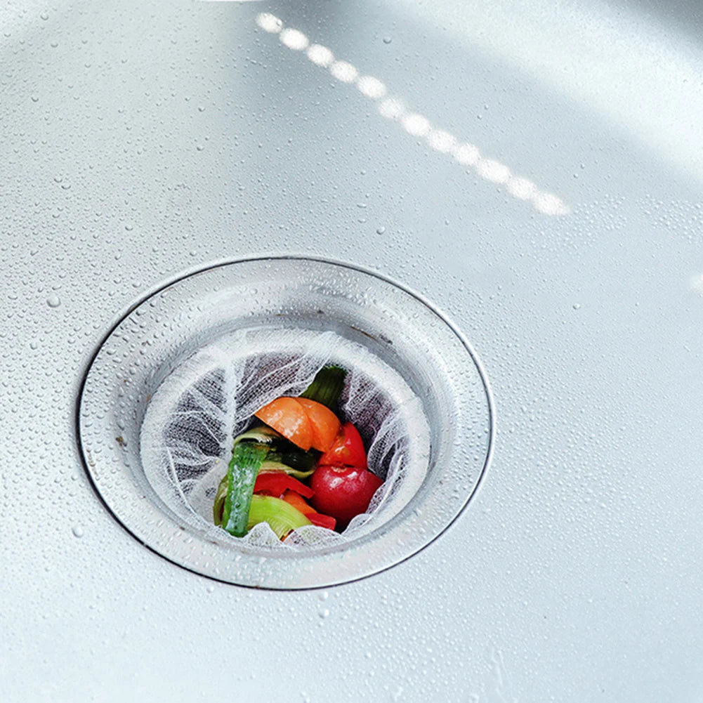 100 Pcs Sink Net Strainer Filter Bags