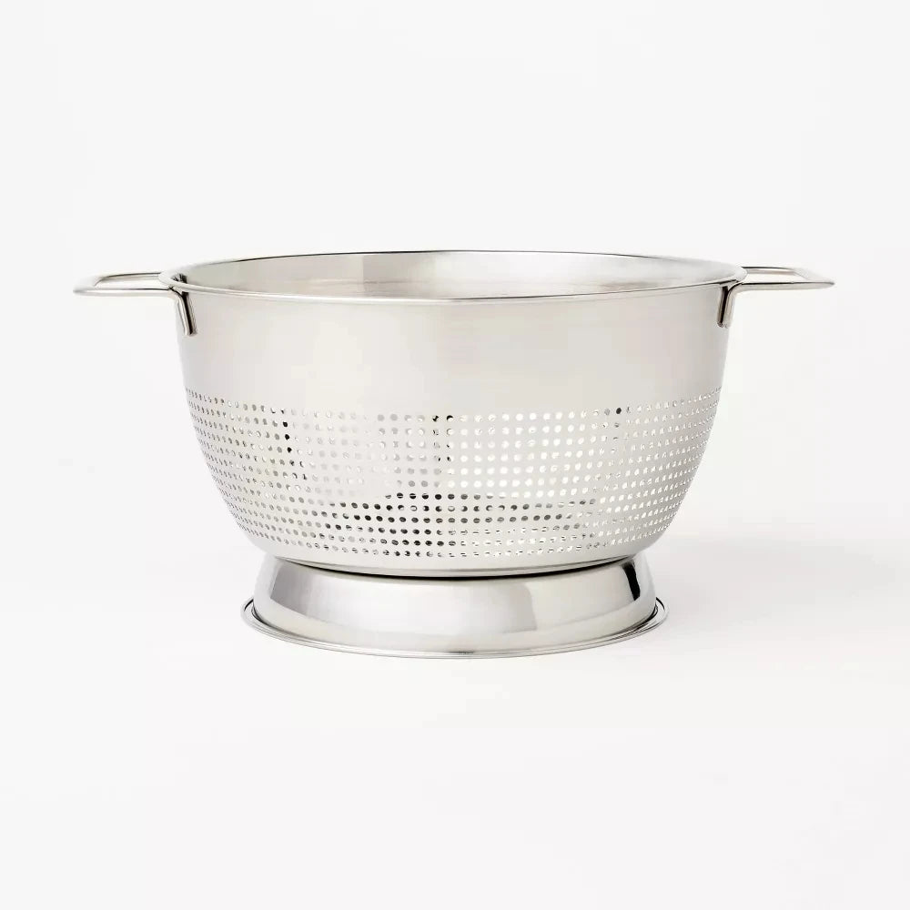 3qt Stainless Steel Colander Bowl with Handles