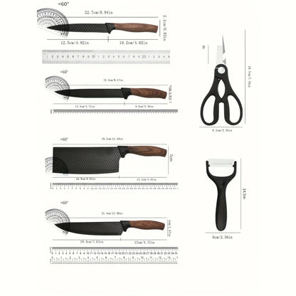 Stainless Steel Multi-Purpose Kitchen Knife Set