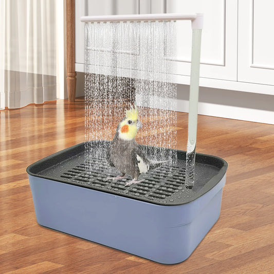 Parrot Automatic Circulating Water Shower Bird Bath