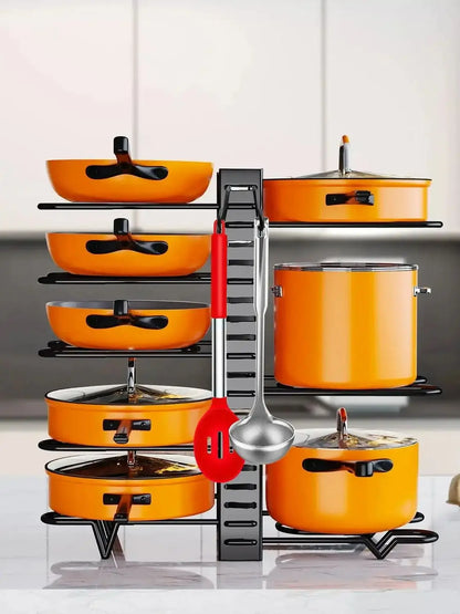 8-layer Storage Rack for Pots and Pans